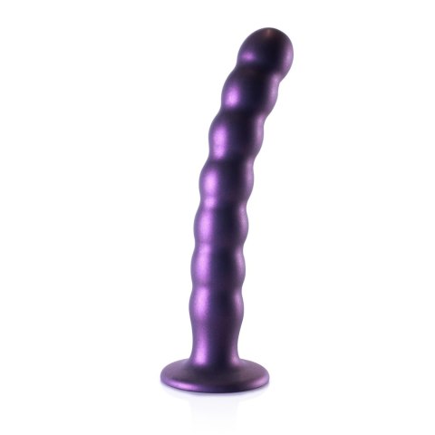 Beaded Silicone G-Spot Dildo - 8'' / 20,5 cm - dildo analne