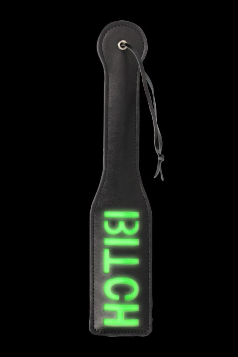 'Bitch'' Paddle - Glow in the Dark - Black/Neon Green