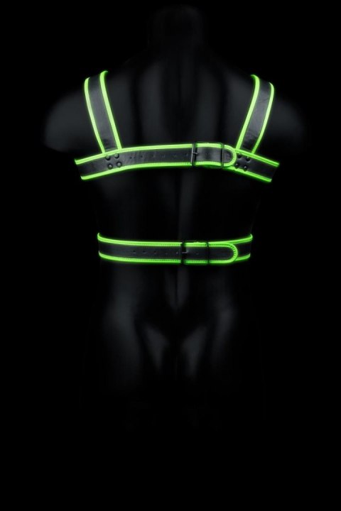 Body Harness - Glow in the Dark - Neon Green/Black - L/XL