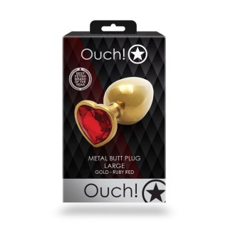 Heart Gem Butt Plug - Large - Zatyczka analna w kształcie serca