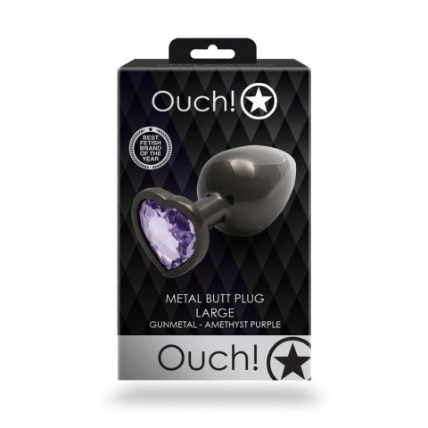 Heart Gem Butt Plug - Large - Zatyczka analna w kształcie serca