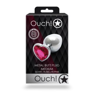 Heart Gem Butt Plug - Medium - Zatyczka analna w kształcie serca