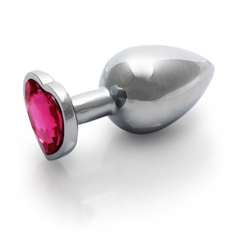 Heart Gem Butt Plug - Medium - Zatyczka analna w kształcie serca