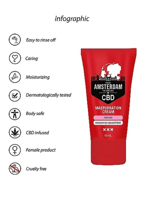 Original CBD from Amsterdam - Masturbation Cream For Her - 50 m