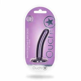 Smooth Silicone G-Spot Dildo - 5'' / 12 cm - dildo analne