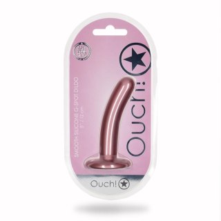 Smooth Silicone G-Spot Dildo - 5'' / 12 cm - dildo analne