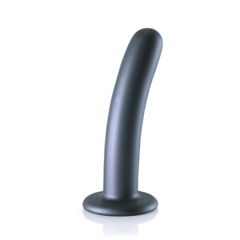 Smooth Silicone G-Spot Dildo - 6'' / 14,5 cm - dildo analne