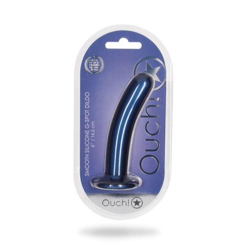 Smooth Silicone G-Spot Dildo - 6'' / 14,5 cm - dildo analne