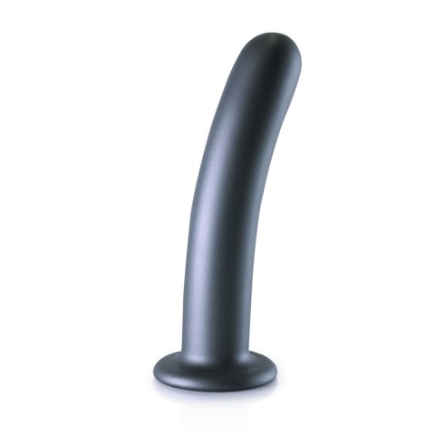 Smooth Silicone G-Spot Dildo - 7'' / 17 cm - dildo analne