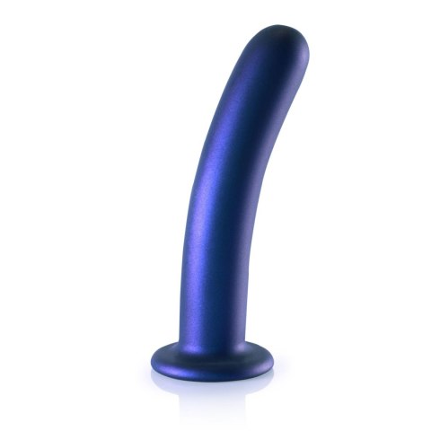 Smooth Silicone G-Spot Dildo - 7'' / 17 cm - dildo analne