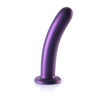 Smooth Silicone G-Spot Dildo - 7'' / 17 cm - dildo analne