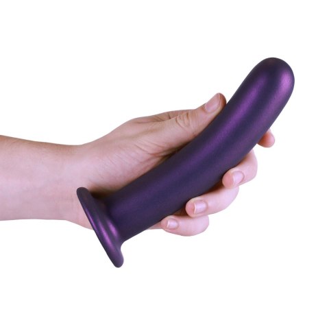 Smooth Silicone G-Spot Dildo - 7'' / 17 cm - dildo analne