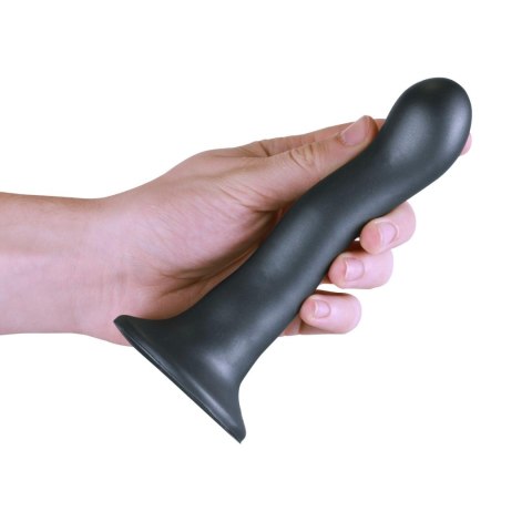 Ultra Soft Silicone Curvy G-Spot Dildo - 7'' / 17 cm - dildo analne