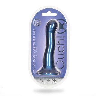 Ultra Soft Silicone Curvy G-Spot Dildo - 7'' / 17 cm - dildo analne