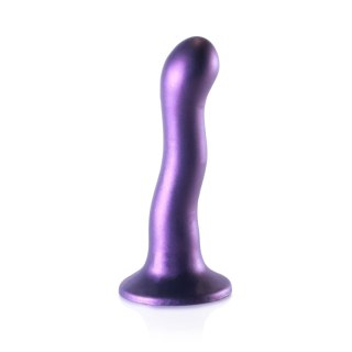 Ultra Soft Silicone Curvy G-Spot Dildo - 7'' / 17 cm - dildo analne