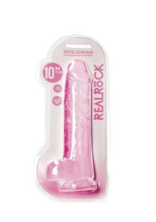 Realistic Dildo with Balls - 10""""/ 25,4 cm - Dildo z przyssawką