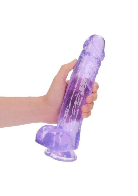 Realistic Dildo with Balls - 10""""/ 25,4 cm - Dildo z przyssawką