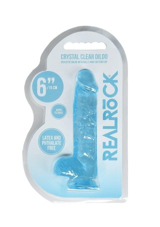 Realistic Dildo with Balls - 6""""/ 15 cm - Dildo z przyssawką