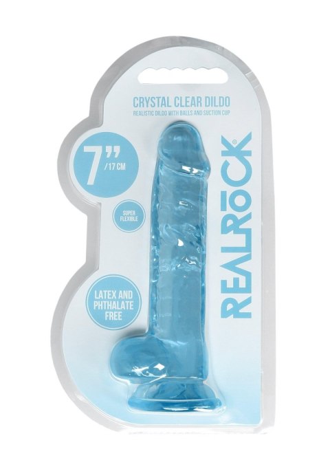 Realistic Dildo with Balls - 7""""/ 19 cm - Dildo z przyssawką