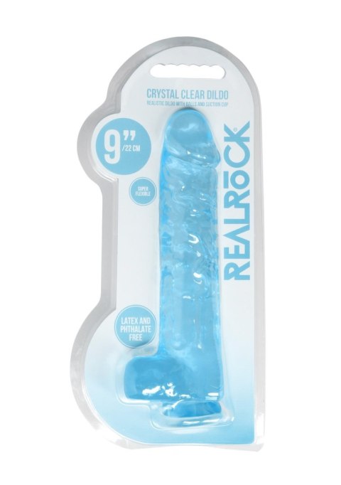 Realistic Dildo with Balls - 9""""/ 25 cm - Dildo z przyssawką