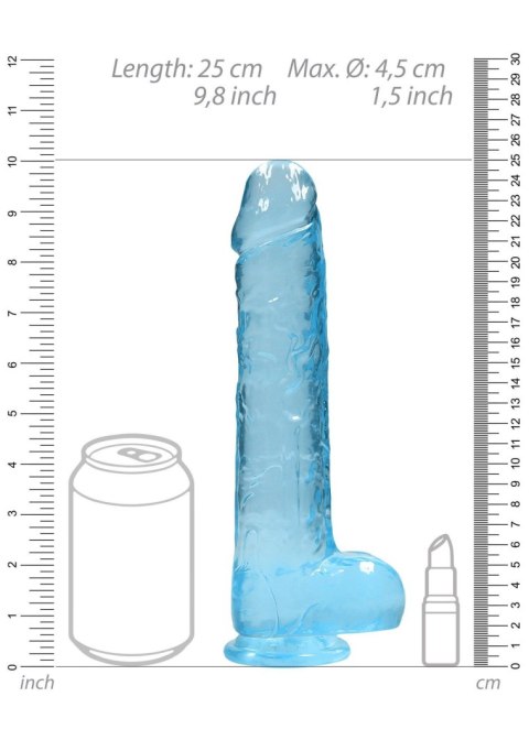 Realistic Dildo with Balls - 9""""/ 25 cm - Dildo z przyssawką