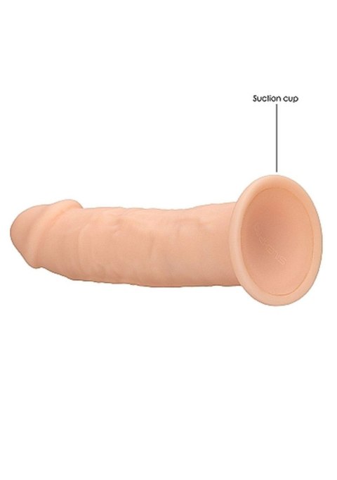 Silicone Dildo Without Balls - 15,3 cm - Flesh - Realistyczne dildo z przyssawką