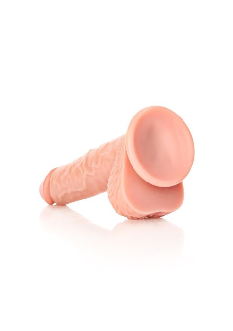 Straight Realistic Dildo Balls Suction Cup - 8""""/ 20,5 cm - Realistyczne dildo z przyssawką