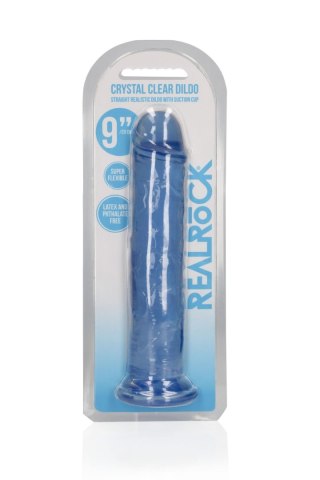 Straight Realistic Dildo with Suction Cup - 9'' / 23 - Dildo z przyssawką