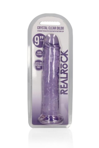 Straight Realistic Dildo with Suction Cup - 9'' / 23 - Dildo z przyssawką