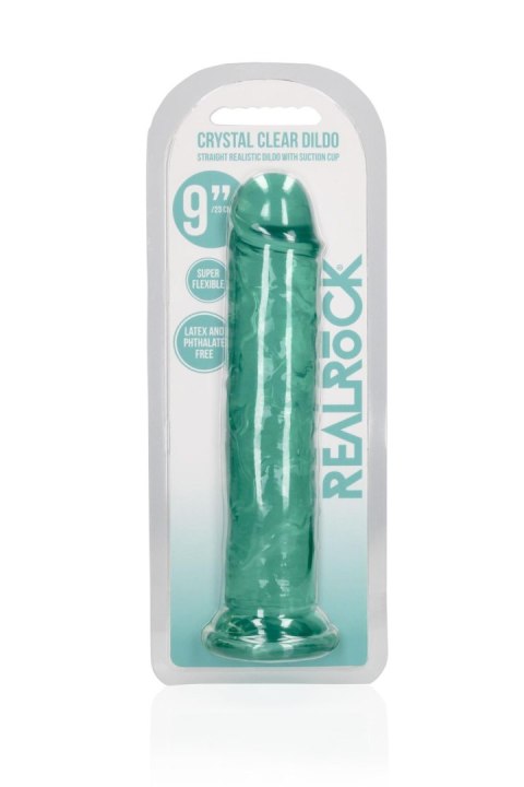 Straight Realistic Dildo with Suction Cup - 9'' / 23 - Dildo z przyssawką