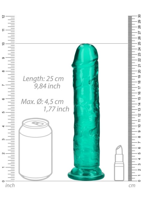 Straight Realistic Dildo with Suction Cup - 9'' / 23 - Dildo z przyssawką