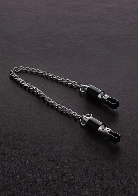 Barrel Tit Clamps with Chain (pair) - Zaciski do sutków