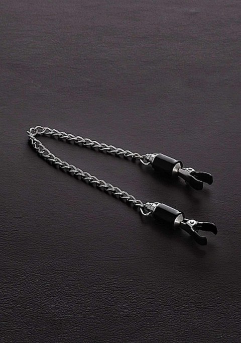 Barrel Tit Clamps with Chain (pair) - Zaciski do sutków