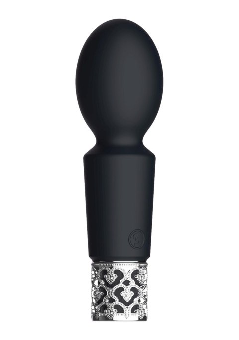 Brilliant - Rechargeable Silicone Bullet - Black - masażer do ciała