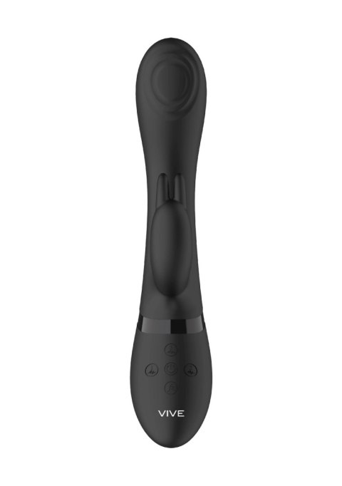 VIVE Cato Pulse G-spot Rabbit Black - Wibrator króliczek