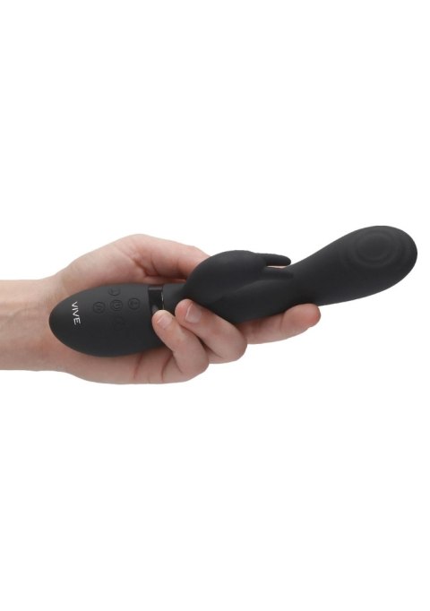 VIVE Cato Pulse G-spot Rabbit Black - Wibrator króliczek