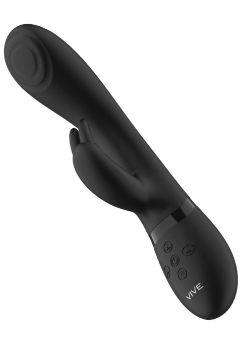 VIVE Cato Pulse G-spot Rabbit Black - Wibrator króliczek