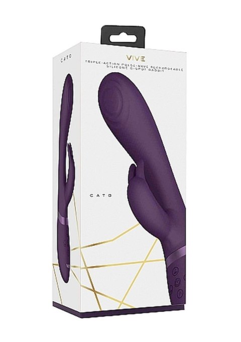 VIVE Cato Pulse G-spot Rabbit Purple - Wibrator króliczek