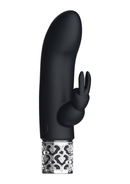 Dazzling - Rechargeable Silicone Bullet - Black - Wibrator króliczek