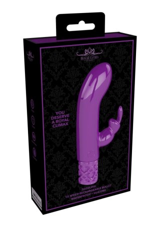 Dazzling - Rechargeable Silicone Bullet - Purple - Wibrator króliczek