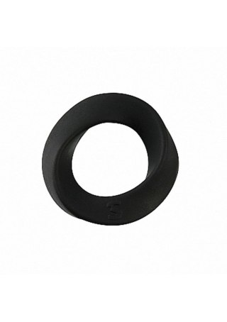 Endless Cockring - Regular -BULK - Black - pierścień erekcyjny