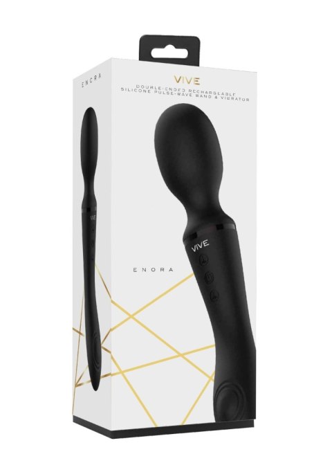 Enora - Wand & Vibrator - Black - masażer do ciała