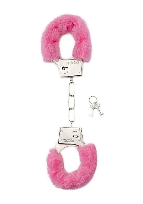 Furry Handcuffs - Pink - Kajdanki z futerkiem