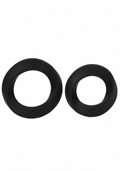 NO. 86 - Cock Ring Set - Black - pierścień erekcyjny