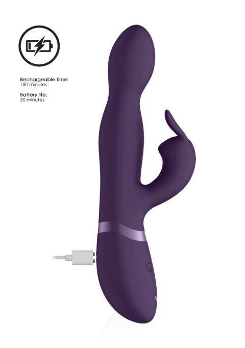 VIVE Niva - 360degrees Rabbit - Purple - Wibrator króliczek