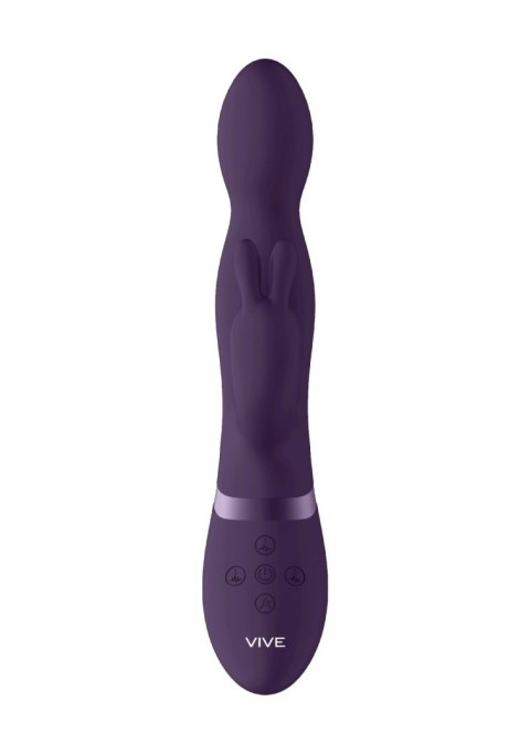 VIVE Niva - 360degrees Rabbit - Purple - Wibrator króliczek