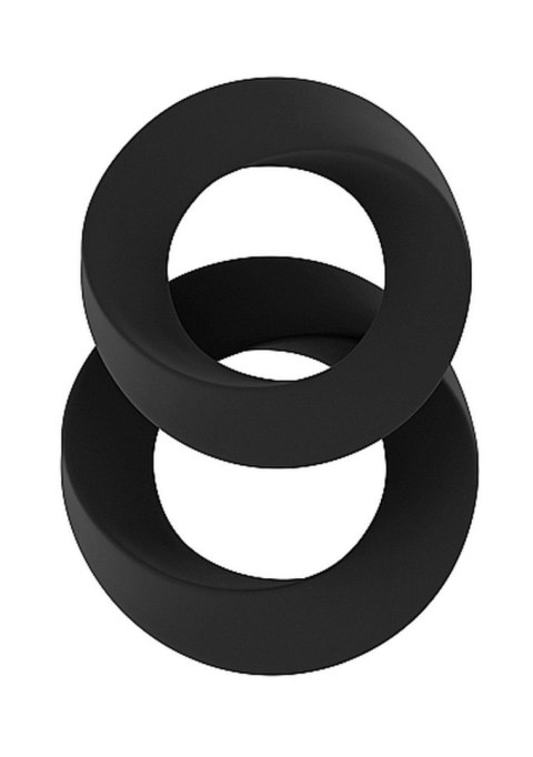 No.24 - Cockring Set - Black - pierścień erekcyjny