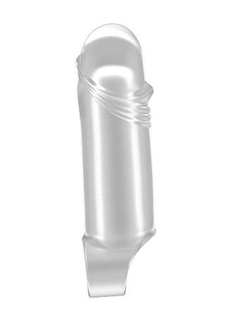 No.35 - Stretchy Thick Penis Extension - Translucent - Nakładka na penisa