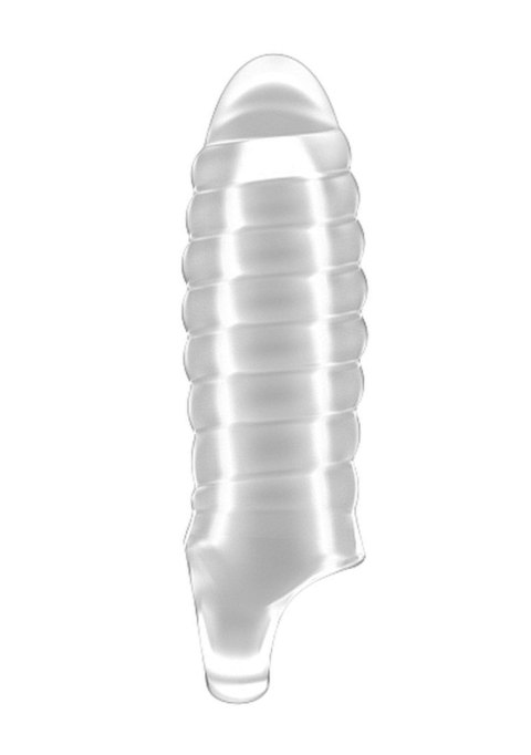 No.36 - Stretchy Thick Penis Extension - Translucent - Nakładka na penisa