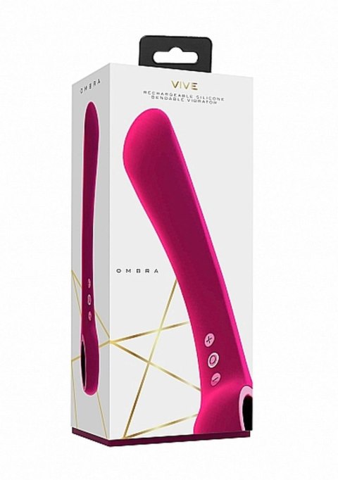 Vive Ombra - Bendable Punkt G - Pink - wibrator punktu G